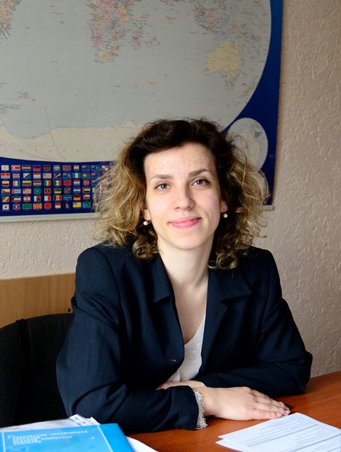 Романа Миронівна Мисула - начальник відділу міжнародних зв'язків